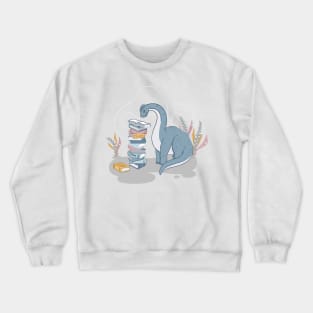 Sweet Bookish Dino Crewneck Sweatshirt